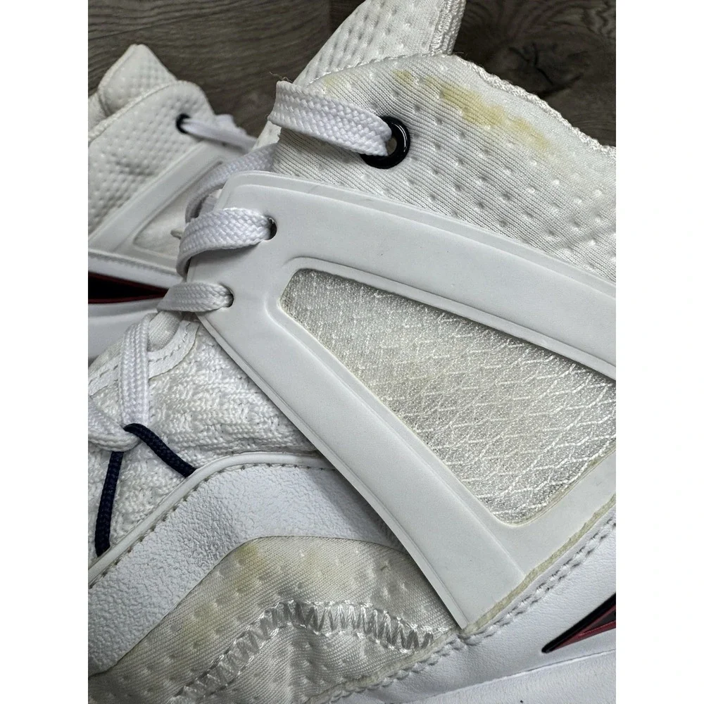 Fila Octane 2A Shoes Mens Size 14  White Leather Basketball Sneakers